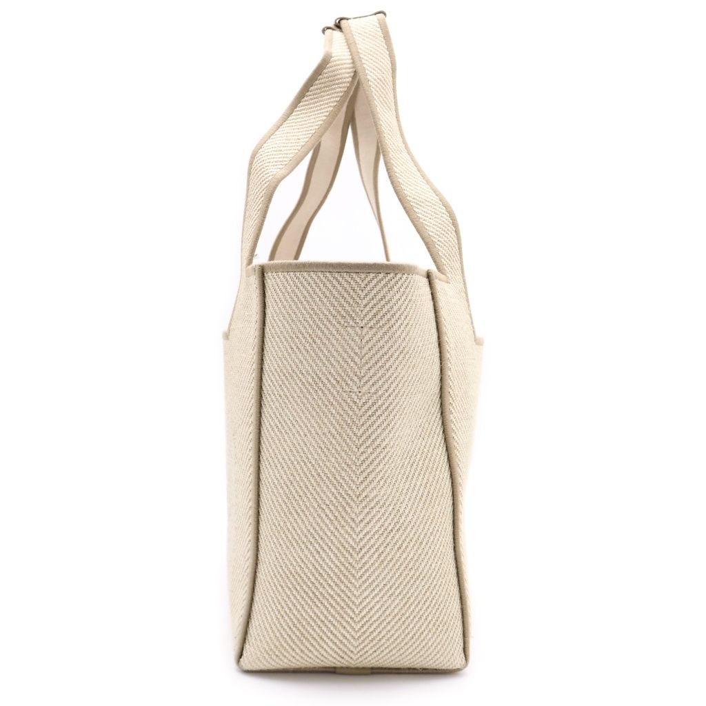 Loewe Font Tote Canvas Beige — view 3