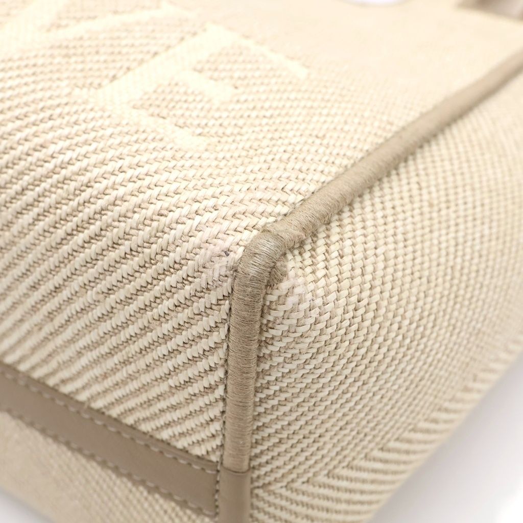 Loewe Font Tote Canvas Beige — view 6