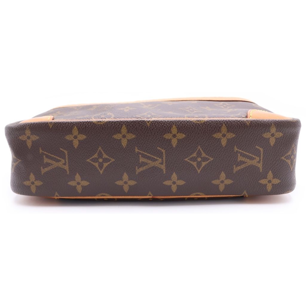 Louis Vuitton Monogram Trocadero 30 Shoulder Bag Brown Leather Gold — view 4