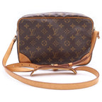 Louis Vuitton Monogram Trocadero 30 Shoulder Bag Brown Leather Gold — view 2