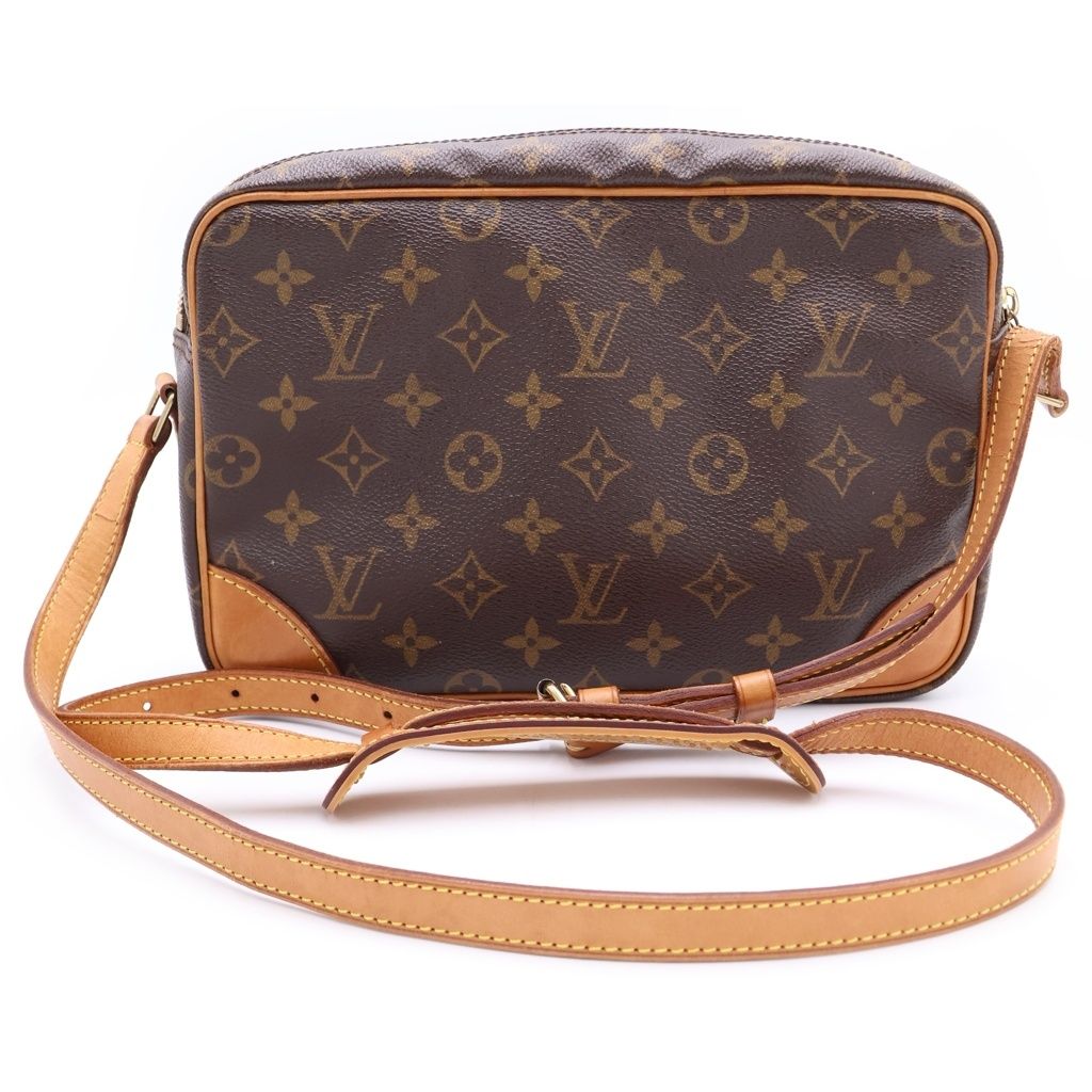 Louis Vuitton Monogram Trocadero 30 Shoulder Bag Brown Leather Gold — view 2