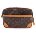 Louis Vuitton Monogram Trocadero 30 Shoulder Bag Brown Leather Gold