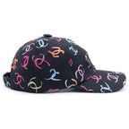 Chanel CC Multi CC Logo Baseball Cap Black — view 3