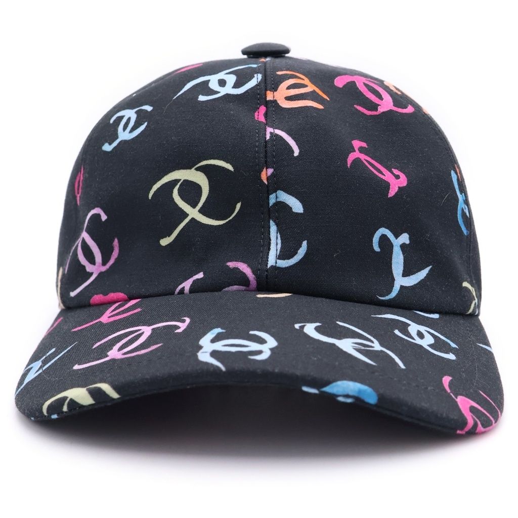 Chanel CC Multi CC Logo Baseball Cap Black — view 4