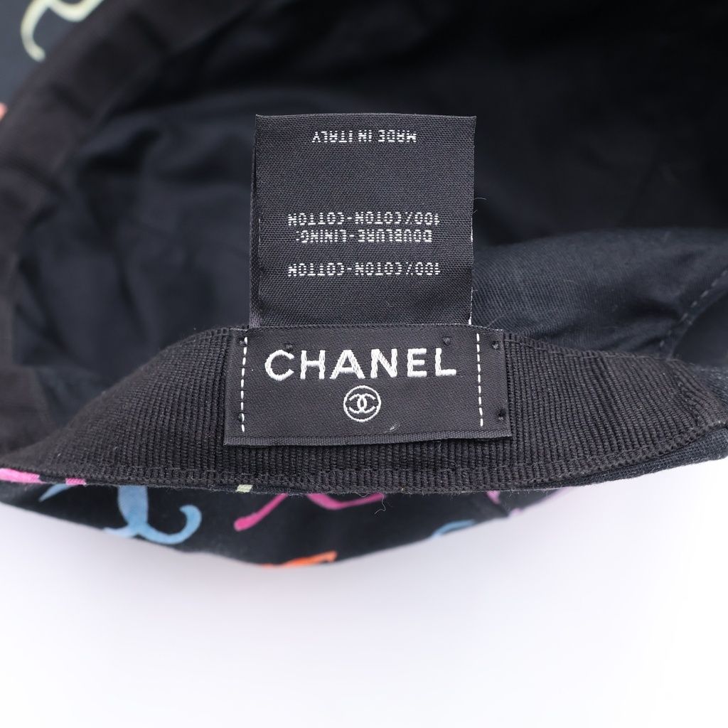 Chanel CC Multi CC Logo Baseball Cap Black — view 7