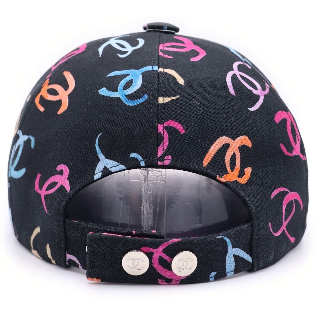 Chanel CC Multi CC Logo Baseball Cap Black — view 2