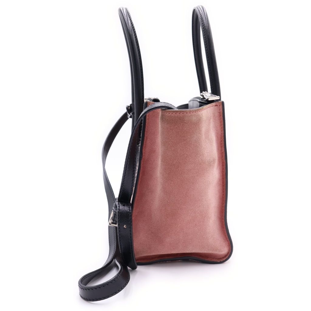 Prada Leopard Calf 2-Way Shoulder Bag Pink — view 3