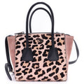 Prada Leopard Calf 2-Way Shoulder Bag Pink