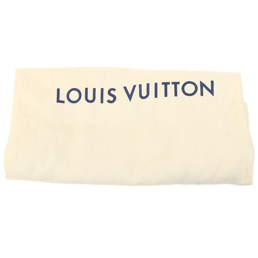 Louis Vuitton LV Trauner Monogram Denim Sneakers LV Low Cut Orange — view 6