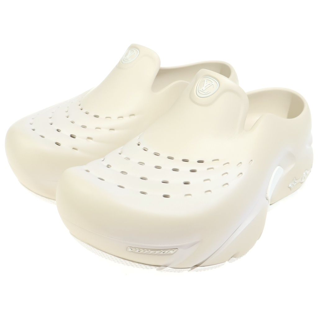 Louis Vuitton LV Shark Clog Sandals White — view 2