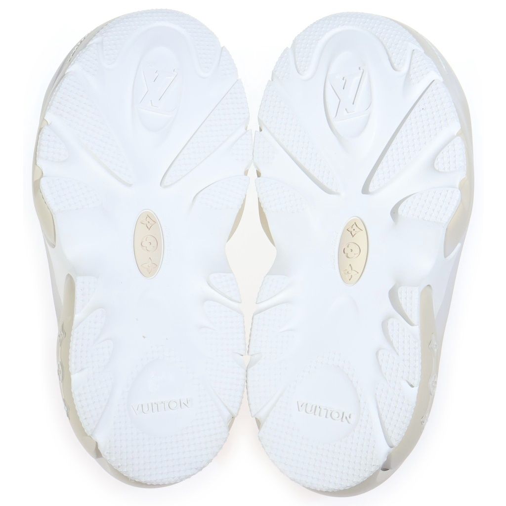 Louis Vuitton LV Shark Clog Sandals White — view 5