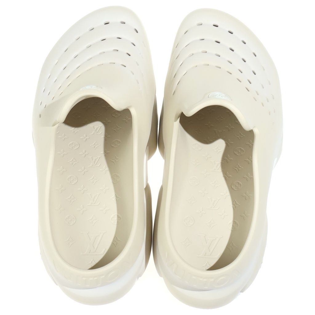 Louis Vuitton LV Shark Clog Sandals White — view 4