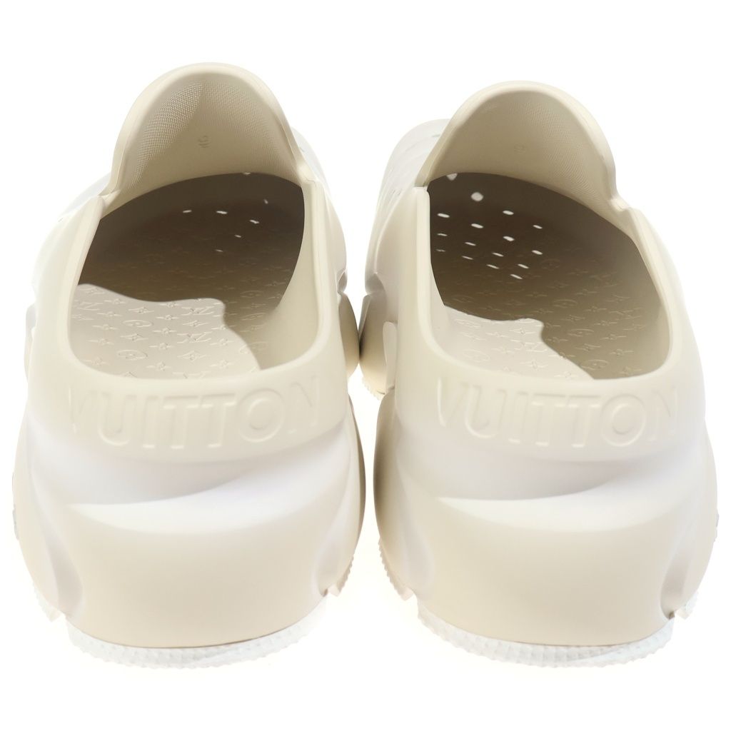 Louis Vuitton LV Shark Clog Sandals White — view 3