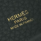 Hermes Picotin Lock 22 Tote Taurillon Clemence Vert Fonce Vertfonce Green Gold — view 8