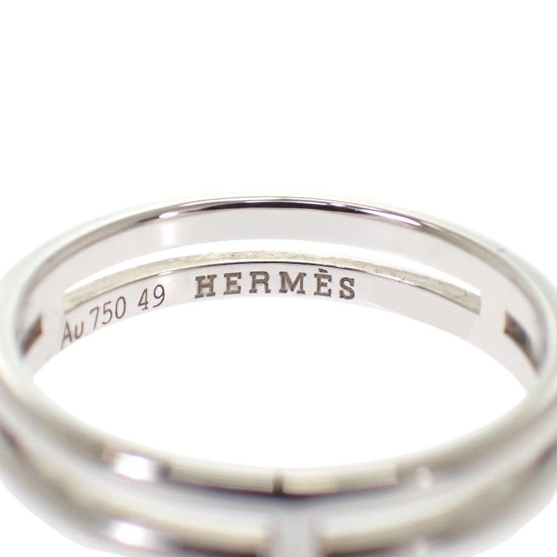 Hermes Arianne 49 Ring White Gold Wedding Marriage — view 8