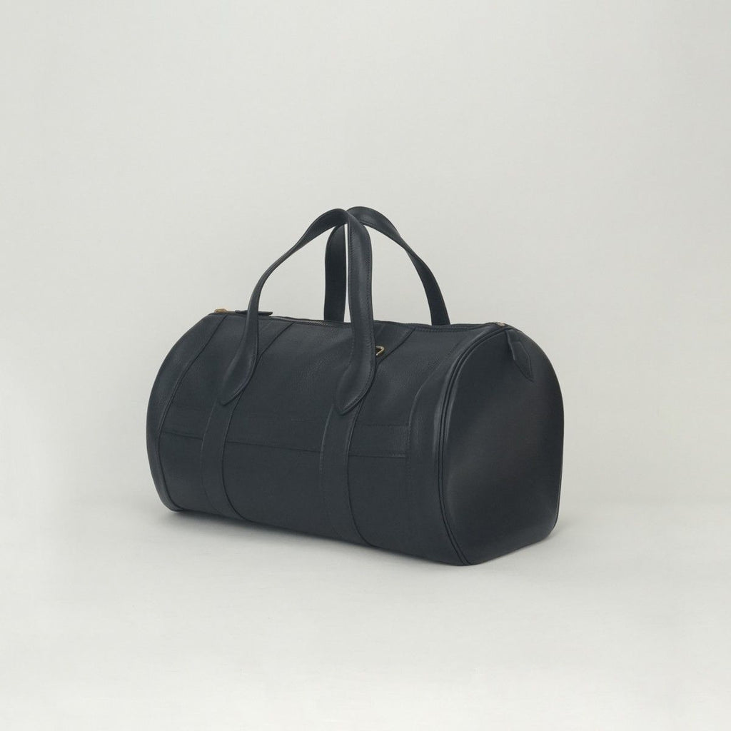 Hermes All Day Boston Bag Ardennes Blue Indigo Blueindigo Navy Gold — view 2