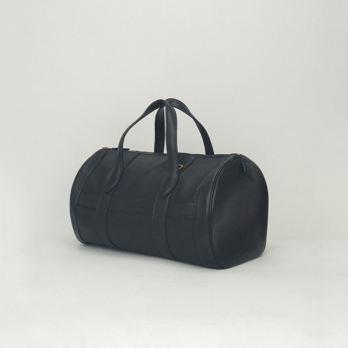 Hermes All Day Boston Bag Ardennes Blue Indigo Blueindigo Navy Gold — view 2