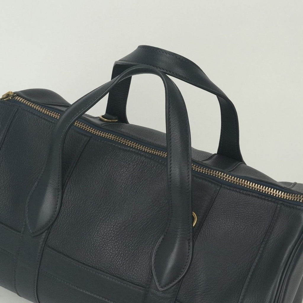 Hermes All Day Boston Bag Ardennes Blue Indigo Blueindigo Navy Gold — view 4