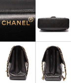 Chanel Shoulder Bag Double Faced Chain Lambskin Gold Bag Deca Quilted 30 — view 3