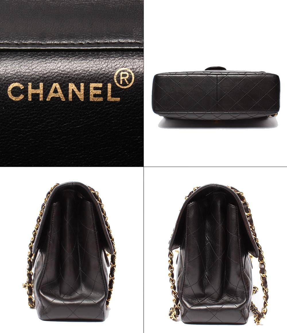 Chanel Shoulder Bag Double Faced Chain Lambskin Gold Bag Deca Quilted 30 — view 3