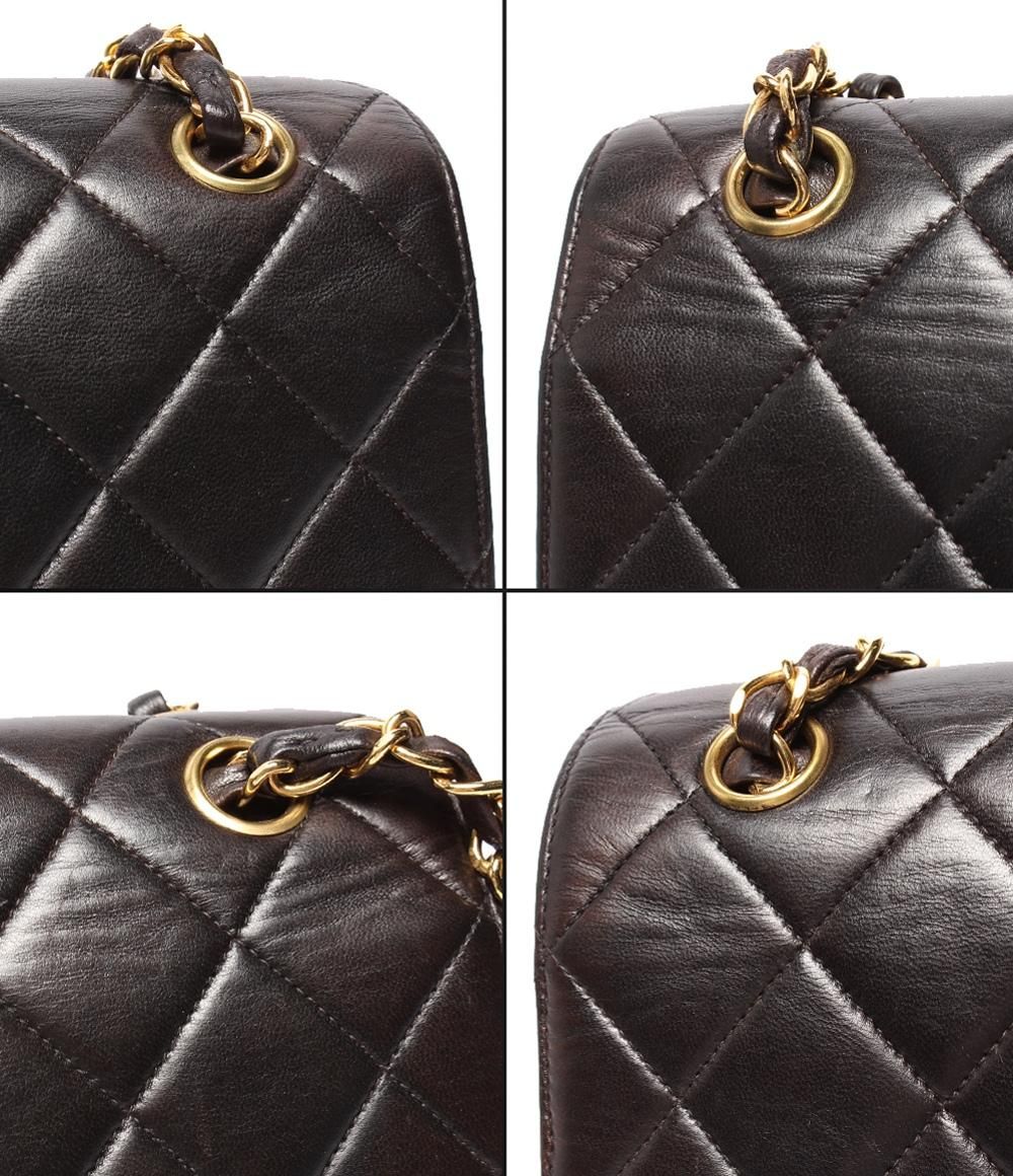 Chanel Shoulder Bag Double Faced Chain Lambskin Gold Bag Deca Quilted 30 — view 6