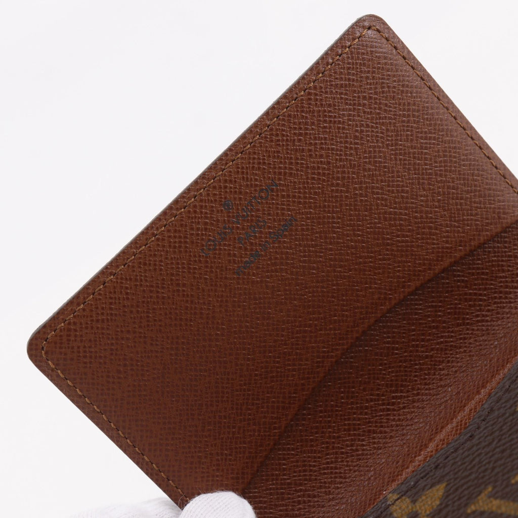 Louis Vuitton Business Card Holder Monogram Canvas Brown Case — view 5