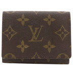 Louis Vuitton Business Card Holder Monogram Canvas Brown Case