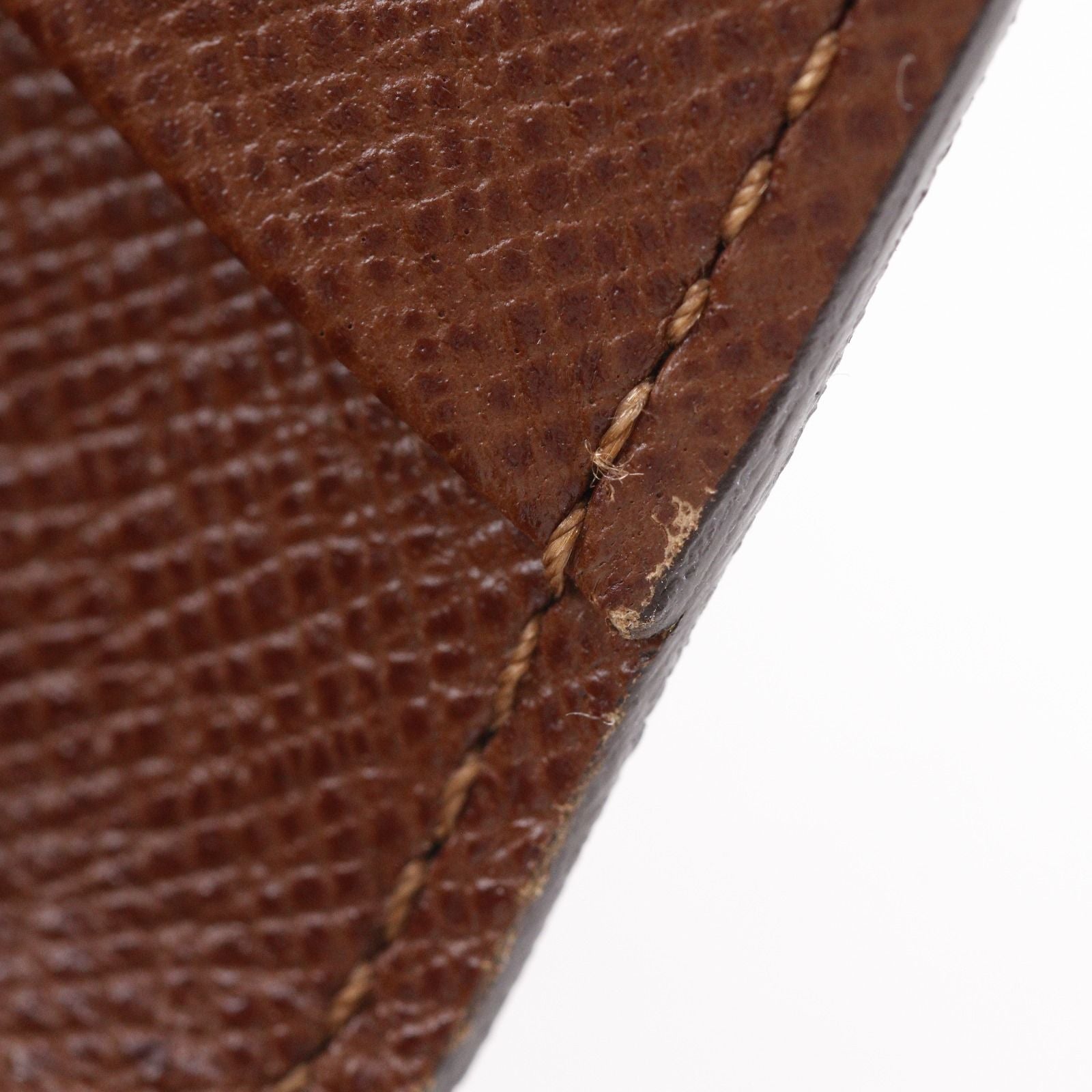 Louis Vuitton Business Card Holder Monogram Canvas Brown Case — view 9