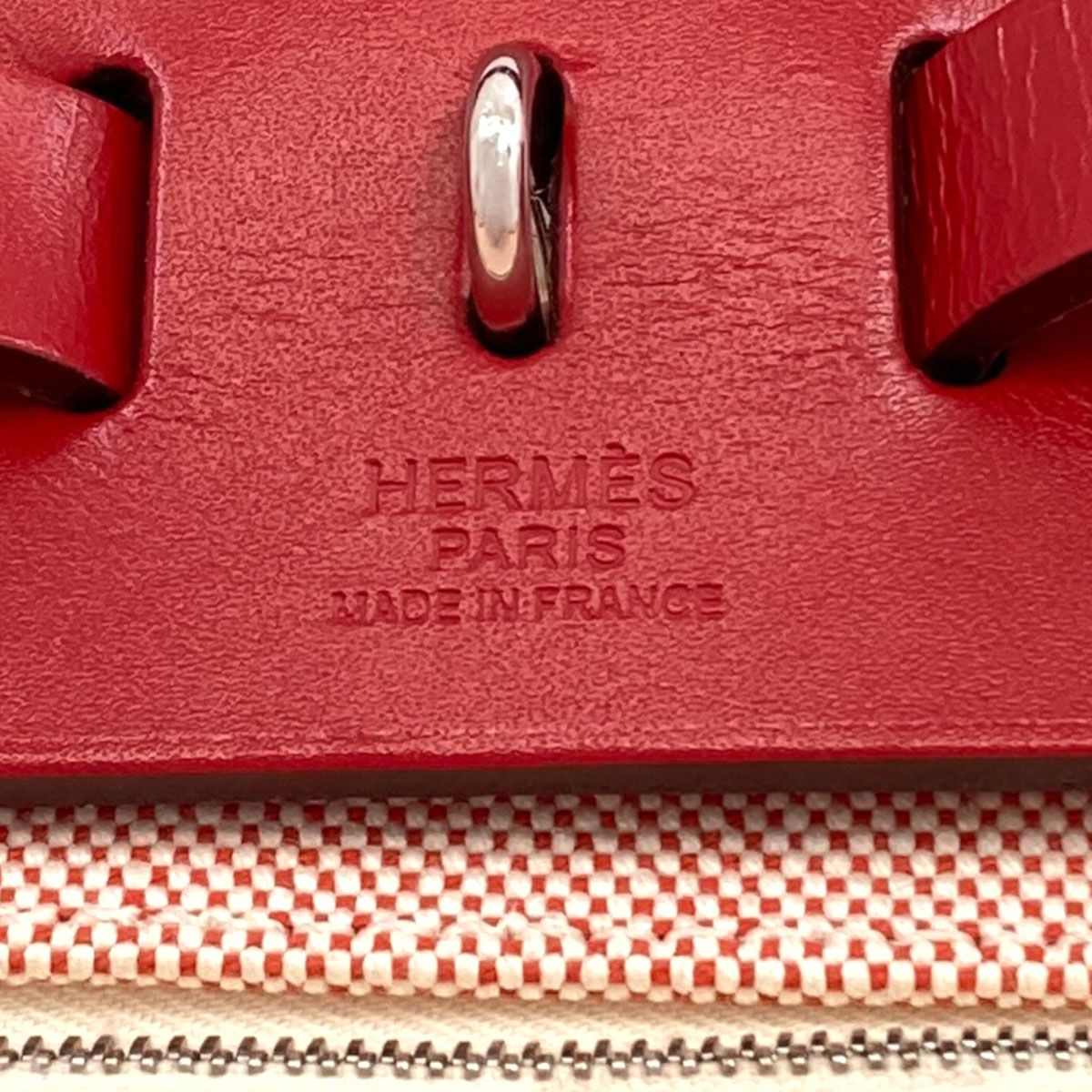 Hermes Herbag Zip 31 Pegasus Pop Silver Handbag Toile — view 6
