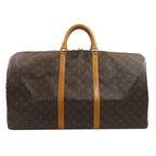 Louis Vuitton Keepall 60 Bandouliere Boston Bag Monogram Canvas — view 2