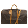 Louis Vuitton Keepall 60 Bandouliere Boston Bag Monogram Canvas