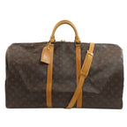 Louis Vuitton Keepall 60 Bandouliere Boston Bag Monogram Canvas