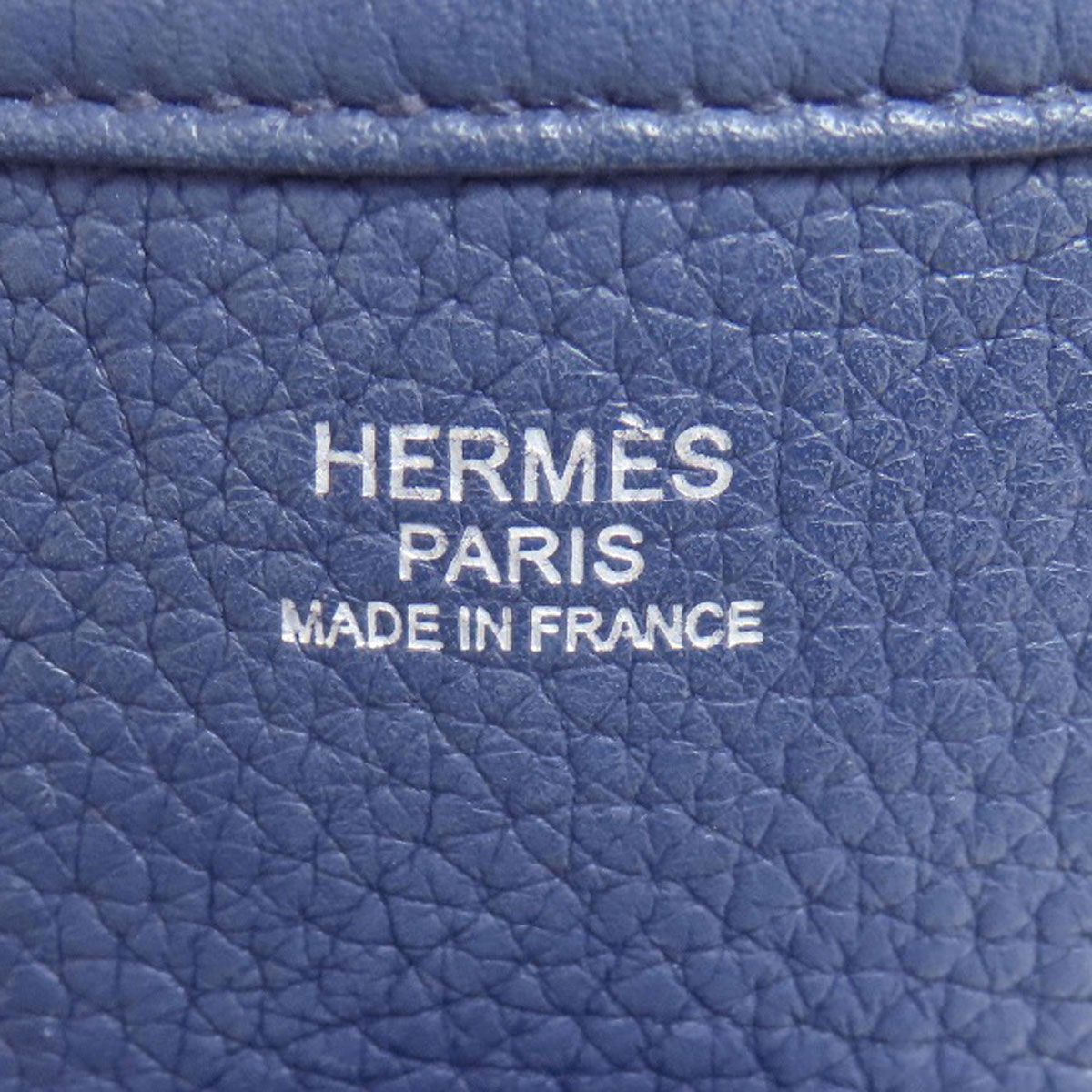 Hermes Evelyne 3 PM Silver Shoulder Bag Taurillon Clemence — view 6