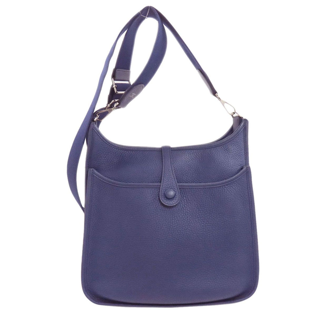 Hermes Evelyne 3 PM Silver Shoulder Bag Taurillon Clemence — view 2