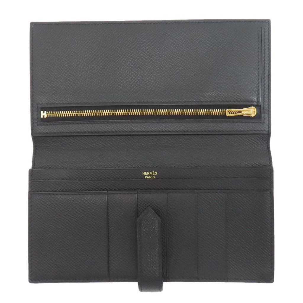 Hermes Bearn Souffle Gold Wallet Epsom — view 4