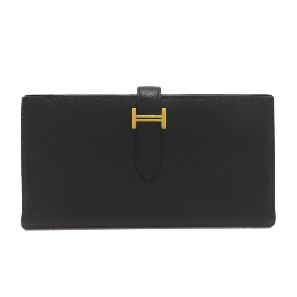 Hermes Bearn Souffle Gold Wallet Epsom