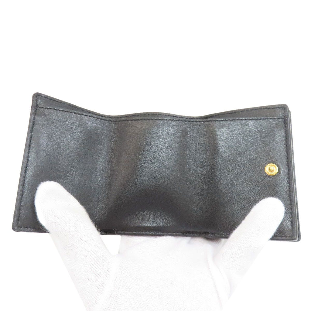 Saint Laurent Stitch Cassandra Trifold Wallet Calf — view 6