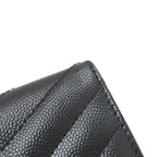 Saint Laurent Stitch Cassandra Trifold Wallet Calf — view 8