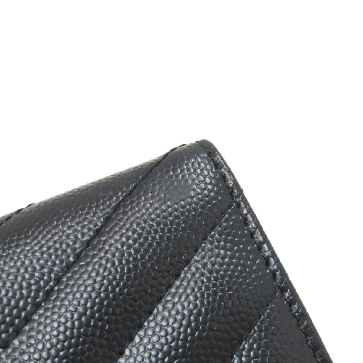 Saint Laurent Stitch Cassandra Trifold Wallet Calf — view 8