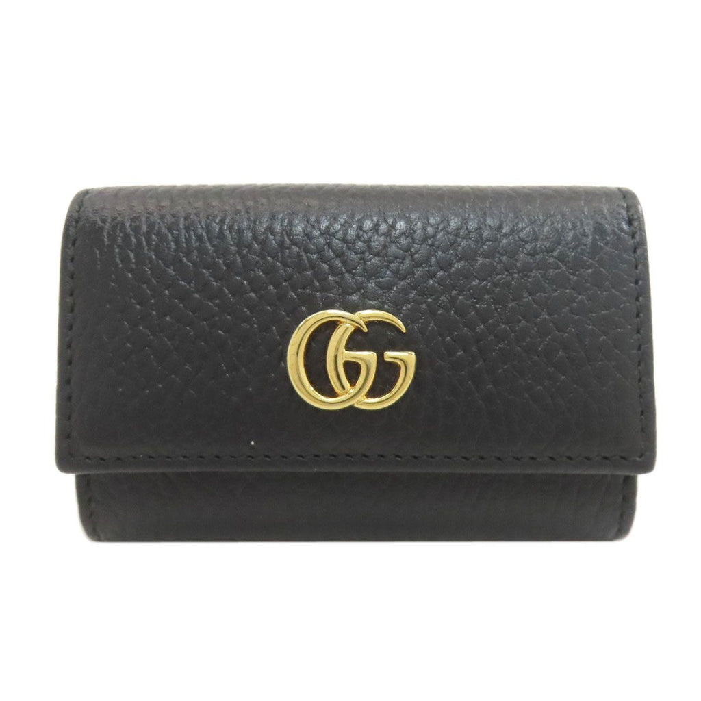 Gucci GG Marmont Key Case Leather Key Holder