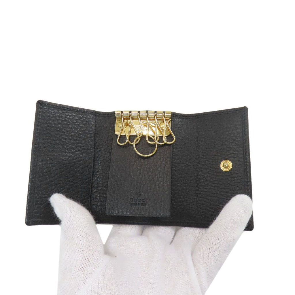 Gucci GG Marmont Key Case Leather Key Holder — view 4