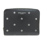 Saint Laurent Star Motif Bifold Wallet Leather