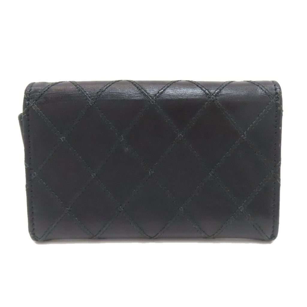 Chanel Quilted CC Logo Card Case Leather — view 2