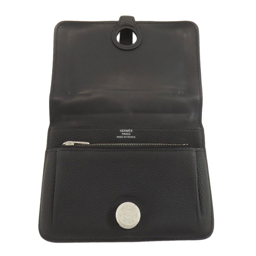 Hermes Dogon Compact Silver Coin Case Togo — view 4