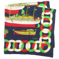 Chanel Boat Motif Scarf Silk