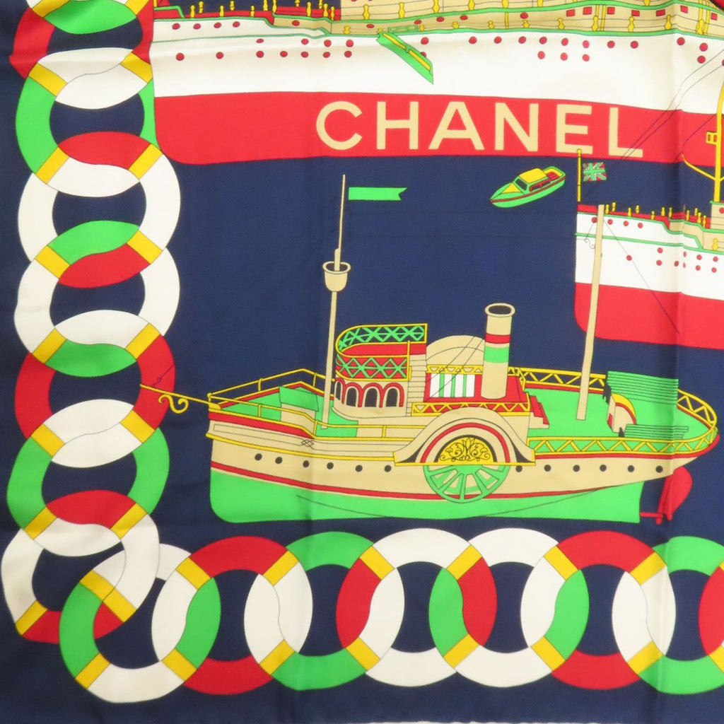 Chanel Boat Motif Scarf Silk — view 5