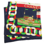 Chanel Boat Motif Scarf Silk — view 2