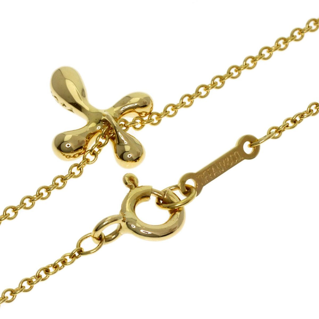 Tiffany & Co Cross Necklace 18k Yellow Gold — view 2