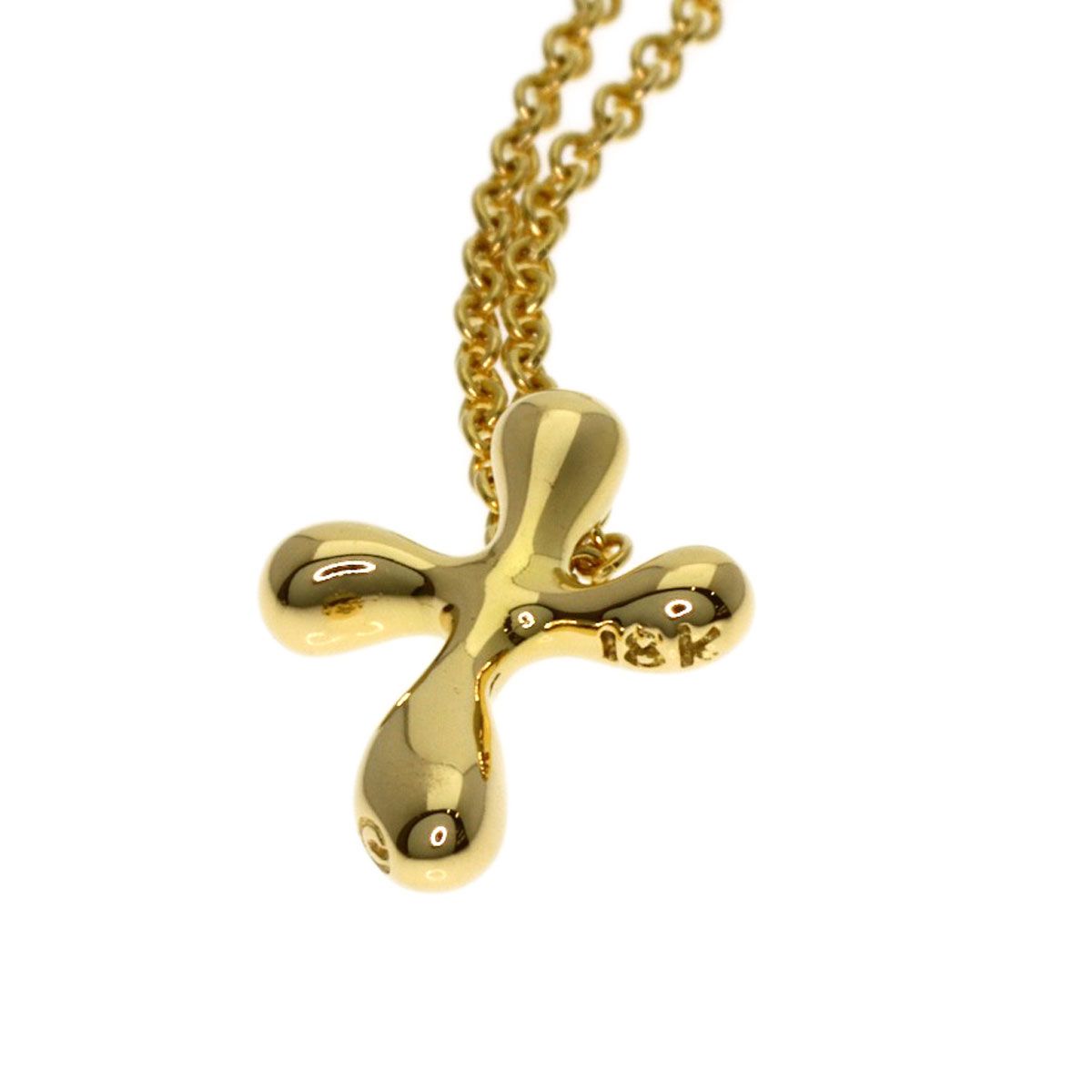 Tiffany & Co Cross Necklace 18k Yellow Gold — view 5