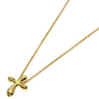 Tiffany & Co Cross Necklace 18k Yellow Gold